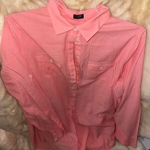 J. Crew Men's Coral Button Down Shirt